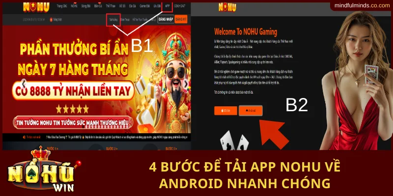 4 bước để tải app Nohu về Android nhanh chóng